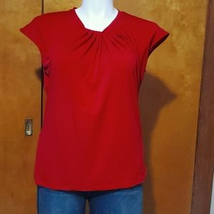 XL Liz Claiborne red top